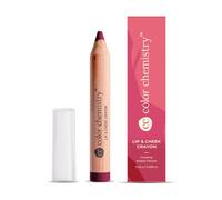 COLOR CHEMISTRY Vegan Lip & Cheek Crayon in Mulberry LC06 | Ultra-Matte, Non-Drying, Highly Pigmented & Long-Lasting | Multi-Use Beauty Crayon, 0.088 oz
