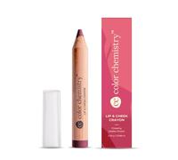 COLOR CHEMISTRY Vegan Lip & Cheek Crayon - Ultra-Matte, Non-Drying, Highly Pigmented, Long-Lasting - Lychee LC15, 0.088 oz | Versatile Beauty Essential for Lips, Cheeks, and Eyelids
