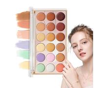 Color Concealer Pallet, 18-Color Full Coverage Waterproof Makeup, Vanity 20 g, Functional Compact Versatile Portatile Ideale per Skin Tone Correction and Use