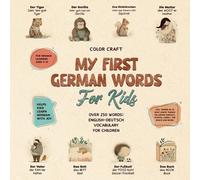 Color Craft My First German Words Book For Kids (Tascabile)