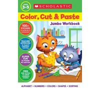 Color, Cut & Paste Jumbo Workbook (Tascabile)