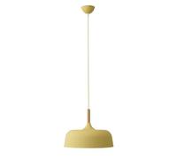 Color Danish Ceiling Pendant Light, American Style Chandelier, Fashion with Wood Hanging Lamp, E27/E26 Base Lighting Fixture for Restaurant, Dining Room, Bedroom, Kitchen, Bar(Yellow,48c