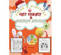 Color & Discover: Fact Fluency and Holidays Edition: Picture Find Coloring Book for Kids