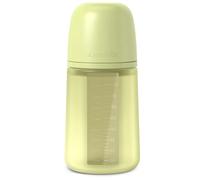 Suavinex, Biberon in Silicone da 240 ml, con Tettarella Fisiologica in Silicone SX Pro, con Valvola Anticolica, Biberon a Flusso Medio (M). Per bambini +3 mesi. Colour Essence Lime
