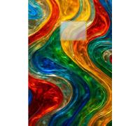 Color Flow Journal Notebook: Abstract Rainbow Swirl Design for Creativity, Reflection, and Daily Inspiration