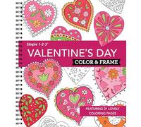 Color & Frame - Valentine's Day (Coloring Book)