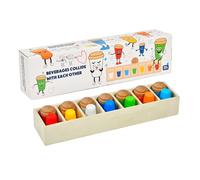 Color Game, Family Board Toy, Educational Memory Challenge, Fun Indoor Outdoor Activity, Party Game Set for Kids, Adults, Birthdays, Beach, Backyard, and Picnic, 11.81x2.76x1.77 inches