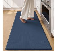 COLOR&GEOMETRY 10mm Più largo Tappeto da Cucina Antifatica - 60x150cm, Blu | Impermeabile, Antiolio e Antiscivolo, Imbottitura Morbida in Memory Foam, Tappeto runner per Zona Lavello e Piano Cottura