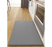 COLOR&GEOMETRY 44x75 cm tappeto cucina antiscivolo lavabile, Passatoia cucina tappeti cucina, Anti-fatica tappeto vinile cucina imbottito in schiuma per stare in piedi comodamente, Grigio