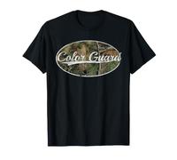 Color Guard Distressed Camouflage Art Design Maglietta