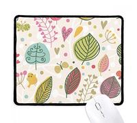 Color Leaf Flower Plant Paint Tappetino per Mouse Durevoli Mouse Pad Bordi Cuciti Mousepad per Laptop Computer Ufficio 25X30Cm