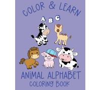 Color & Learn, Animal Alphabet Coloring Book