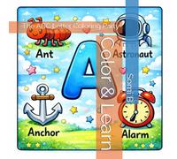 Color & Learn: The ABC Letter Coloring Party