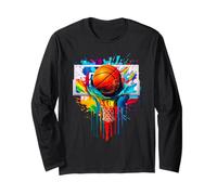 Color Madness - Pallone da basket e canestro da basket Slam Dunk Maglia a Manica