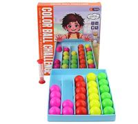 Color Matching Toys, Ball Sorting Set, 10,24 x 8,27 x 1,69 Inches Box Learning Activity, Educational Fidget Gadgets for Preschool Kindergarten Stocking Basket Use to Enhance Childhood Skill