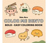Color me Bento: Bold - Easy Coloring Book