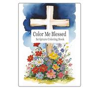 Color Me Blessed scriptures of praise to color: Bible scripture coloring book with easy to read print about praise, thanksgiving, and worship and more 8.5x11, 64 pages 30 scripture images to color...Gift for all ages, Christians, Bible Study, & Relaxing