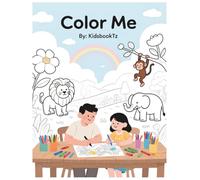 Color Me Book: Creative Coloring Book with Random Pages of Cute Characters & Simple Designs | Boost Creativity, Focus, Stress Relief & Imagination for All Ages