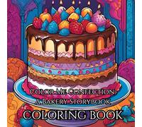 Color Me Confection: A Bakery Coloring Book: Blends Adult Coloring With Gentle Narrative Scenes From Charming Pastry Shop