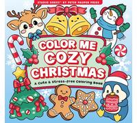 Color Me Cozy Christmas Artist's Coloring Book (31 Single-Sided Designs on Thick Paper)