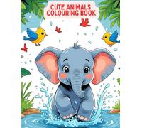 Color Me Cuddly: A Cute Animal Coloring Book for Kids: Fun and Easy Designs for Ages 3 to 6
