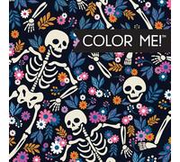 Color Me! Halloween - Keepsake Coloring Books Compact Edition with Quotes Cute & Creepy Designs 7x7 Inches Boo Basket Stuffer, Portable Coloring Book for Adults & All Ages