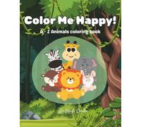 Color Me Happy: A - Z Animals coloring book