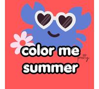 color me pretty summer: bold and easy coloring book