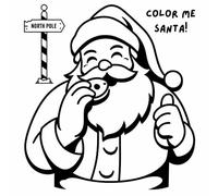 Color Me Santa: A Simply Simple Christmas Coloring Book