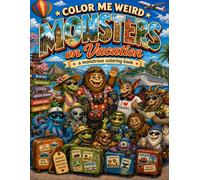 Color Me Weird: Monsters on Vacation: A Monstrous Coloring Book
