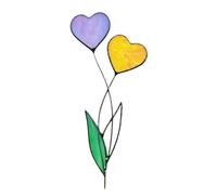Color Metal Heart Stake - Heart Flower Metal Soggiopiù elaborate e sembrano grandi. Ha un'immagine molto ed è molto portando una storia d'amore primaverile a casa tua. È ancpopolare tra tutti.