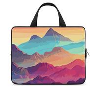 Color Mountain Gradient Custodia per laptop 10 pollici Custodia protettiva per computer da viaggio d'affari Borsa da trasporto Valigetta per laptop o tablet