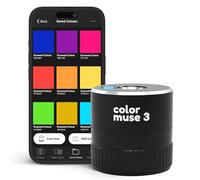 COLOR MUSE 3 scanner portatile per la corrispondenza dei colori e della vernice, sensore digitale wireless per un rilevamento accurato del colore e della lucentezza, tascabile, facile da trasportare