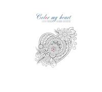 Color My Heart: A Love-Themed Coloring Adventure