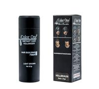 Color One La polvere per raddrizzare agisce istantaneamente e rinforza le fibre dei capelli. Color One per infoltire i capelli e capelli pieni in pochi secondi. (marrone chiaro)