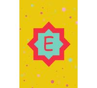 Color Outside the Lines: E Monogram Initial Journal