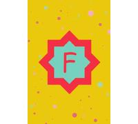 Color Outside the Lines: F Monogram Initial Journal