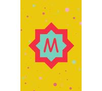 Color Outside the Lines: M Monogram Initial Journal