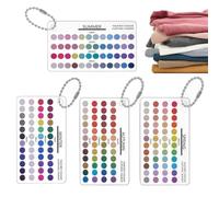 Color Palette Cards - 4 Piece Acrylic Makeup Shopping Reference Set | Makeup Shopping Color Reference Cards - Acrylic Outfit Matching Guide