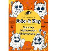 Color & Play: Interactive Coloring Book for Kids Ages 4-10: Fun Monsters and Creative Prompts to Spark Imagination