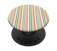 Color Pop Candy Stripes - Multicolore Verticale Linee Arcobaleno PopSockets PopGrip Adesivo