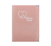 Color pop® Custodia sanitaria - Fabbricazione francese - Ordinanze/Carta Vitale/Mappa reciproca/Foglie Malattie - 15,8 x 11,7 x 0,4 cm, Rosa antica, 15,8 x 11,7 x 0,4 cm, Modern