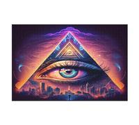 Color Pupil Puzzle Per Adulti 1000 Pezzi Difficile Puzzles in Legno Impegnativo Gioco Preciso A Incastro Gioco Educativo Sfida Giocattolo （75×50cm）