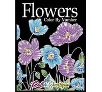 Color Questopia Flowers Color by Number (Tascabile) Color by Numbers for Adults