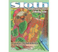 Color Questopia Sloth Coloring Book - Mosaic Color By Number For Slo (Tascabile)