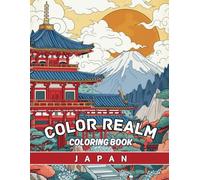 Color Realm | Japan: A Captivating Japan-Inspired Coloring Adventure with Stunning Designs for Relaxation and Creativity