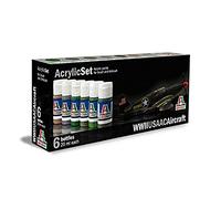 Pittura Colore Acrilico - Acrylic Colors Paint Set WWII Usaac Aircraft ITALERI