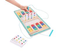 Color Sorting Maze - Magnetic Pen Logical Thinking Toy, Color Sorting Slider Puzzle Game with Integrated Design, Brain Teaser, Developmental Fine Motor Skill Activity for Home Classroom Travel