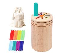 Color Sorting Toys for Kids, Educational Sensory Game Fine Motor Skill Toy Preschool Learning Activity for Kids Travel Play Early Development Puzzle and Logical Thinking 11x7x7cm
