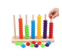 Color Sorting Toys | Stacking Beads Sorting Puzzles | Tracing Board & Finger Counting - Maths Educational Learning Toy | For Boys Girls Home School Preschool Birthday Party Family